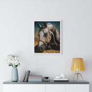 Stunning Horse Art Print, Vertical Framed Poster, Equestrian Decor, Animal Lover Gift, Rustic Home Art, Western Wall Art