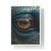 Mystical Eye Art Print, Vertical Framed Poster for Home Decor, Unique Gift, Spiritual Room, Gallery Wall