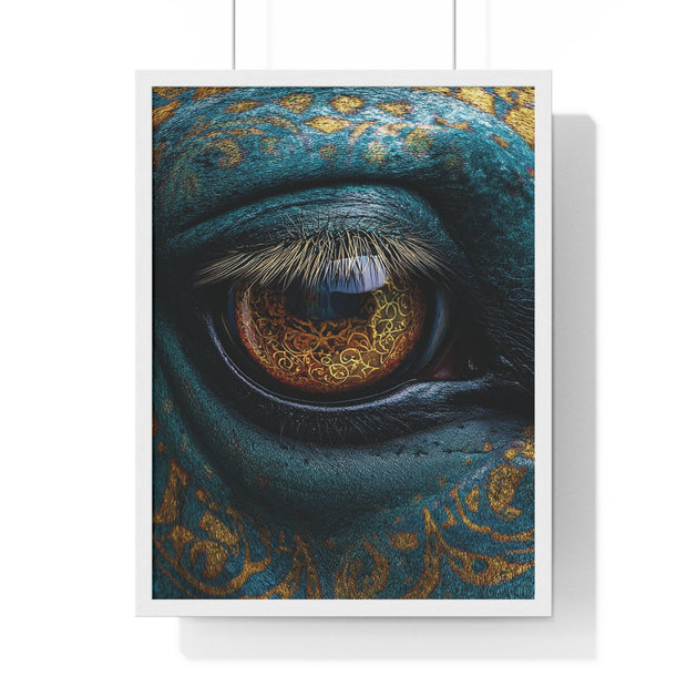 Mystical Eye Art Print, Vertical Framed Poster for Home Decor, Unique Gift, Spiritual Room, Gallery Wall
