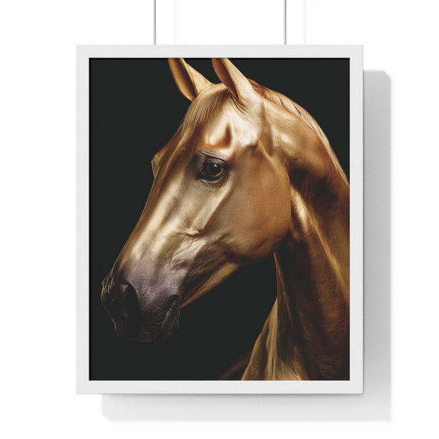 Majestic Horse Framed Wall Art, Equestrian Decor, Equine Art Print, Home Decor Gift, Animal Lovers Wall Hanging