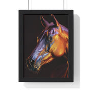 Stunning Horse Wall Art - Vertical Framed Poster, Equestrian Decor, Animal Lover Gift, Home and Office Wall Decor, Unique Art Piece