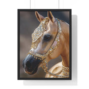 Elegant Horse Framed Wall Art, Equine Decor, Horse Lover Gift, Home Decoration, Nature Art Print