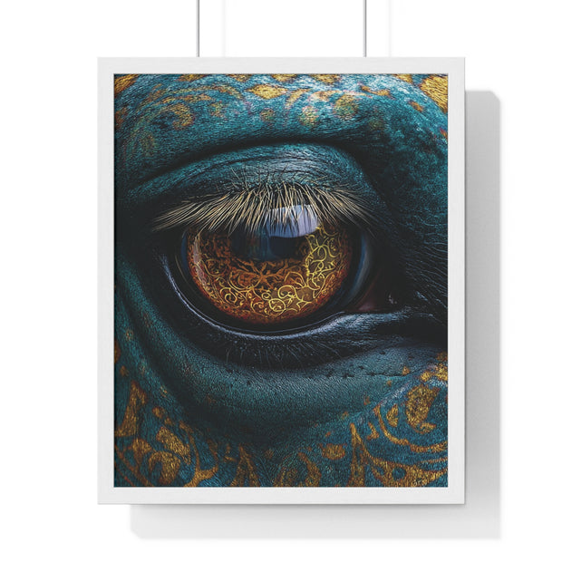 Mystical Eye Art Print, Vertical Framed Poster for Home Decor, Unique Gift, Spiritual Room, Gallery Wall