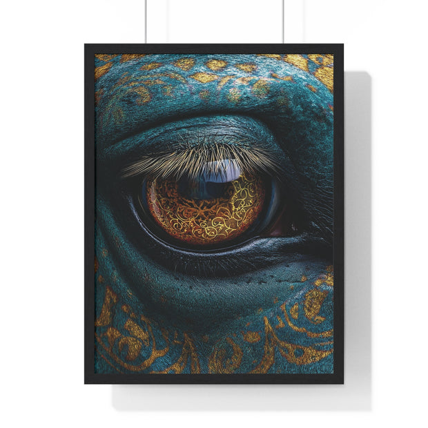 Mystical Eye Art Print, Vertical Framed Poster for Home Decor, Unique Gift, Spiritual Room, Gallery Wall