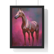Elegant Horse Wall Art Print, Vertical Framed Poster, Equestrian Decor, Horse Lover Gift, Home Aesthetic, Animal Art