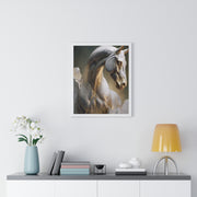 Elegant Horse Sculpture Wall Art, Horse Decor, Modern Framed Poster, Home Decor, Gift for Animal Lovers, Art for Living Room