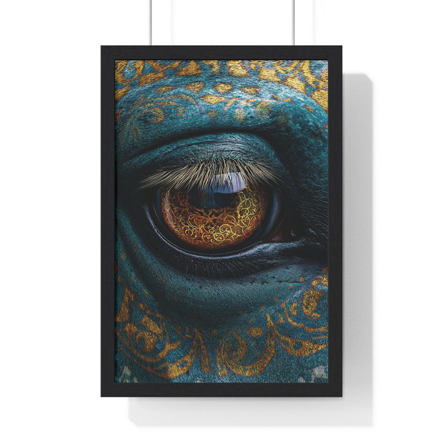 Mystical Eye Art Print, Vertical Framed Poster for Home Decor, Unique Gift, Spiritual Room, Gallery Wall