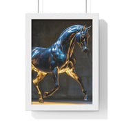 Elegant Horse Framed Wall Art Print, Modern Home Decor, Equestrian Decor, Gallery Wall Art, Horse Lover Gift
