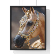 Elegant Horse Framed Wall Art, Equine Decor, Horse Lover Gift, Home Decoration, Nature Art Print