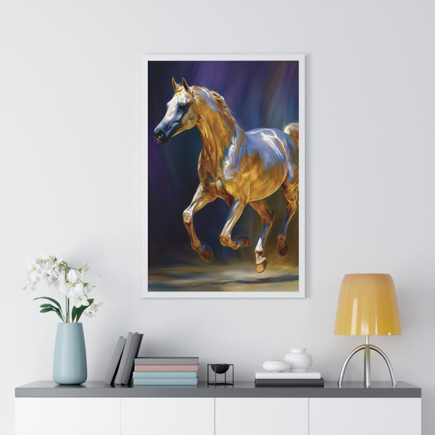 Elegant Horse Art Print, Stunning Wall Decor, Equine Enthusiast Gift, Animal Lover Decor, Gallery Wall Art, Equestrian Themed
