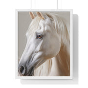 Elegant Horse Portrait Framed Art, Wall Decor, Home Decor, Equestrian Gift, Modern Wall Art