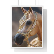 Elegant Horse Framed Wall Art, Equine Decor, Horse Lover Gift, Home Decoration, Nature Art Print