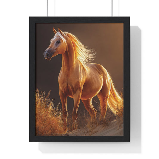 Elegant Horse Art Print, Stunning Wall Decor, Horse Lover Gift, Nature Photography, Home Aesthetic, Framed Poster