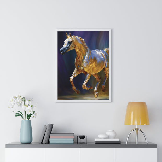 Elegant Horse Art Print, Stunning Wall Decor, Equine Enthusiast Gift, Animal Lover Decor, Gallery Wall Art, Equestrian Themed