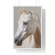 Elegant Horse Portrait Framed Art, Wall Decor, Home Decor, Equestrian Gift, Modern Wall Art