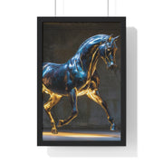 Elegant Horse Framed Wall Art Print, Modern Home Decor, Equestrian Decor, Gallery Wall Art, Horse Lover Gift
