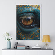 Mystical Eye Art Print, Vertical Framed Poster for Home Decor, Unique Gift, Spiritual Room, Gallery Wall