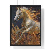 Majestic Horse Framed Art Print - Equestrian Decor, Nature Wall Art, Horse Lover Gift, Home Decoration, Animal Poster