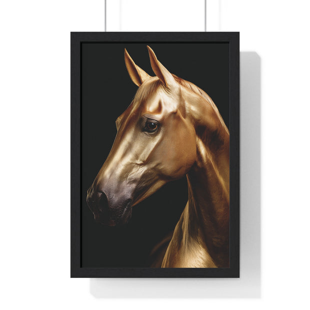 Majestic Horse Framed Wall Art, Equestrian Decor, Equine Art Print, Home Decor Gift, Animal Lovers Wall Hanging