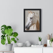 Elegant Horse Portrait Framed Art, Wall Decor, Home Decor, Equestrian Gift, Modern Wall Art