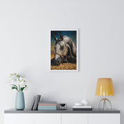 Stunning Horse Art Print, Vertical Framed Poster, Equestrian Decor, Animal Lover Gift, Rustic Home Art, Western Wall Art
