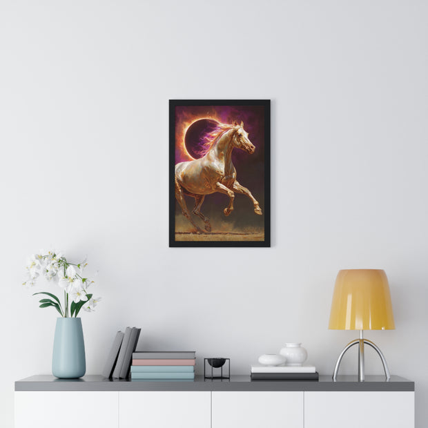 Majestic Horse Framed Poster, Equestrian Wall Art, Inspirational Decor, Unique Gift for Horse Lovers, Home or Office Wall Decoration, [...]
