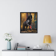 Elegant Horse Art Print, Framed Wall Decor, Equine Painting, Home Office Decor, Animal Lover Gift, Birthday, Anniversary, Christmas