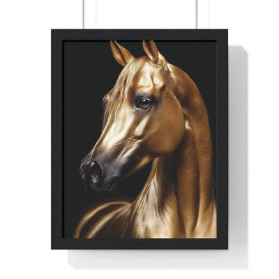 Elegant Horse Portrait Wall Art, Equine Decor, Personalized Home Decor, Horse Lover Gift, Farmhouse Wall Art, Nature Inspired Art