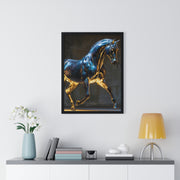 Elegant Horse Framed Wall Art Print, Modern Home Decor, Equestrian Decor, Gallery Wall Art, Horse Lover Gift