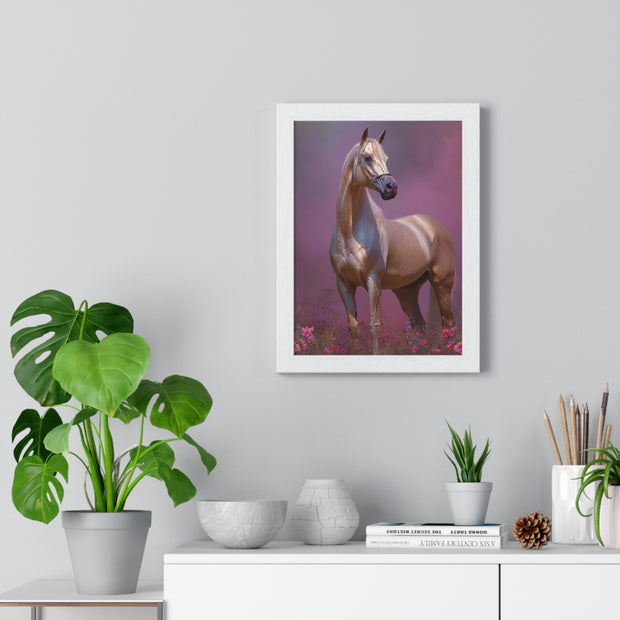 Majestic Horse Vertical Framed Poster - Equine Wall Art for Horse Lovers, Home Decor, Gift for Animal Lovers, Equine Themed Decor, Art [...]