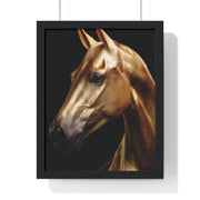 Majestic Horse Framed Wall Art, Equestrian Decor, Equine Art Print, Home Decor Gift, Animal Lovers Wall Hanging