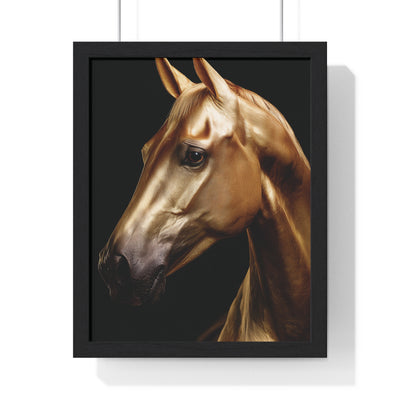 Majestic Horse Framed Wall Art, Equestrian Decor, Equine Art Print, Home Decor Gift, Animal Lovers Wall Hanging