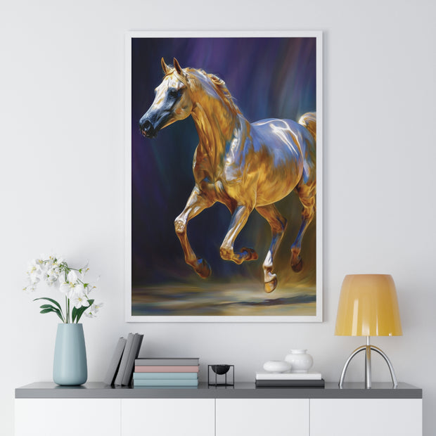 Elegant Horse Art Print, Stunning Wall Decor, Equine Enthusiast Gift, Animal Lover Decor, Gallery Wall Art, Equestrian Themed