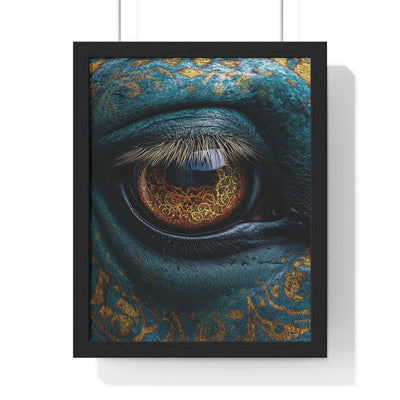 Mystical Eye Art Print, Vertical Framed Poster for Home Decor, Unique Gift, Spiritual Room, Gallery Wall