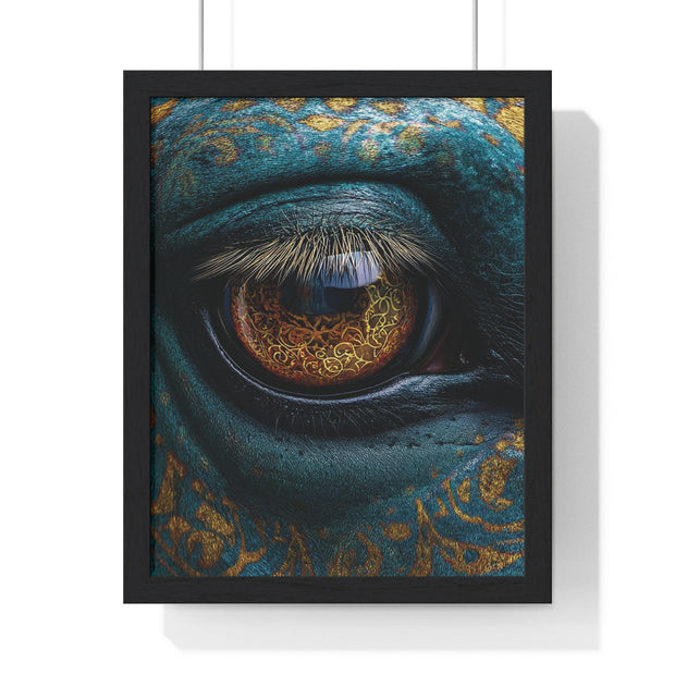 Mystical Eye Art Print, Vertical Framed Poster for Home Decor, Unique Gift, Spiritual Room, Gallery Wall