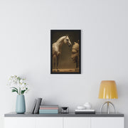 Elegant Equine Art Poster, Horse Wall Decor, Framed Horse Photography, Animal Lover Gift, Home Office Art, Equestrian Decor
